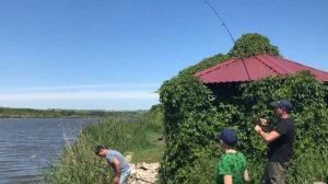 Рыбалка-ловля амура и сома в Гостагаевской, Красная Горка. 29.05.2019. Сом на 7.2 кг