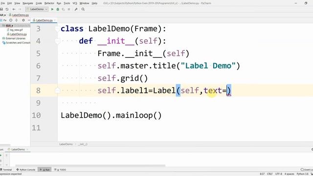 Python GUI - Label with Text and Image - Step by step Explanation - Part 1 смотреть онлайн