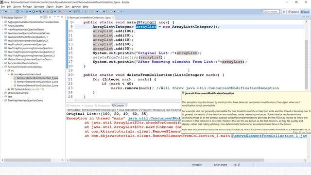 How to remove certain elements from that collection inside the loop in certain criteria is match ? смотреть онлайн
