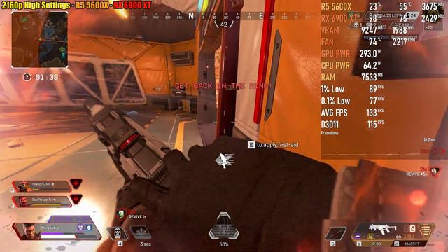 Apex Legends - RX 6900 XT + R5 5600X - 1080p, 1440p & 4K - High & Low Settings - Season 8 смотреть онлайн