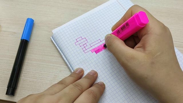 РИСУЕМ ПО КЛЕТОЧКАМ ФЛАМИНГО DRAW ON FLAMING CELLS смотреть онлайн