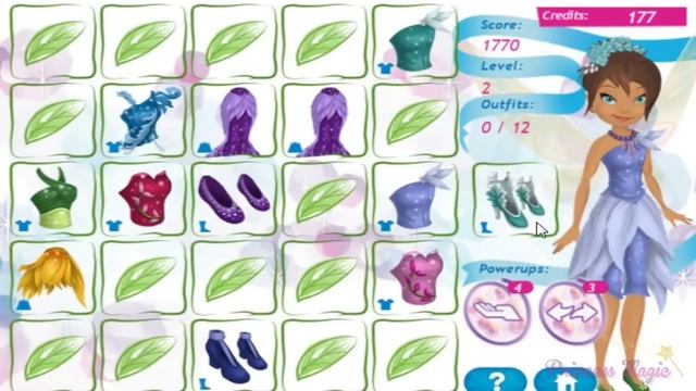 ♡ Disney Fairies - Pixie Party Couture - Disney Fairy Video Game For Girls смотреть онлайн