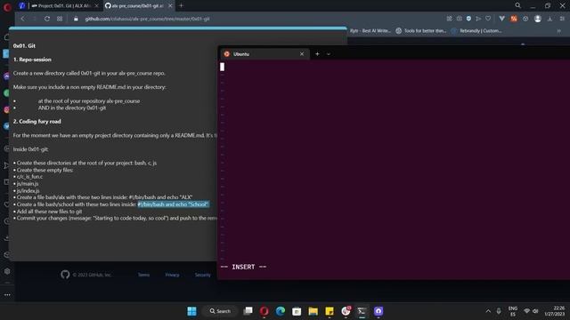 0x01 Git #ALX Software engineer смотреть онлайн