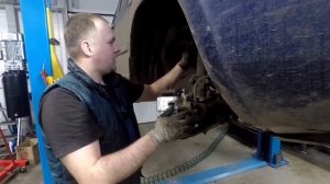 Заклинил новый суппорт / Nissan X-Trail