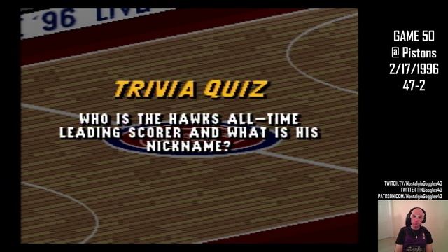 Let's Play NBA Live 96: Game 50 - Raptors @ Pistons смотреть онлайн