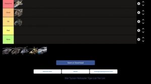 War Tycoon Helicopter Tier List! (Roblox War Tycoon)