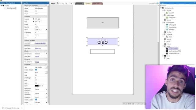 FONT PERSONALIZZATO su INPUT TEXT e altro - Construct 3 Tutorial смотреть онлайн