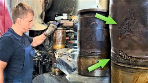 КАВИТАЦИЯ СЪЕДАЕТ МЕТАЛЛ. Mercedes Actros, пробег 1.6 млн, газы в системе охлаждения. OM501 V6