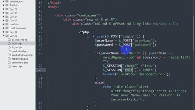Day 29 Registration and Login System in PHP using Class смотреть онлайн