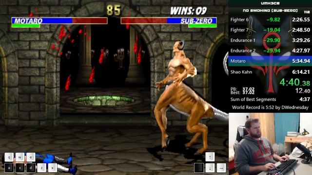 Ultimate Mortal Kombat 3 (Arcade) - Speedrun - No Smoking - Sub-Zero 5:41 смотреть онлайн