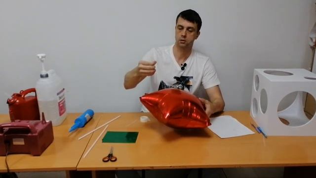 Как надуть фольгированный шар, как сдуть фольгированный шар. смотреть онлайн