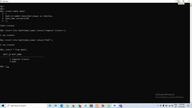 Oracle Identity Column смотреть онлайн