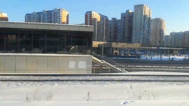 МЦД-2. ЭС2Г Ласточка. От Тушинской до Опалихи. смотреть онлайн