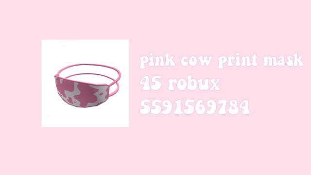 Roblox accessories codes ~ STRAWBERRY COW смотреть онлайн