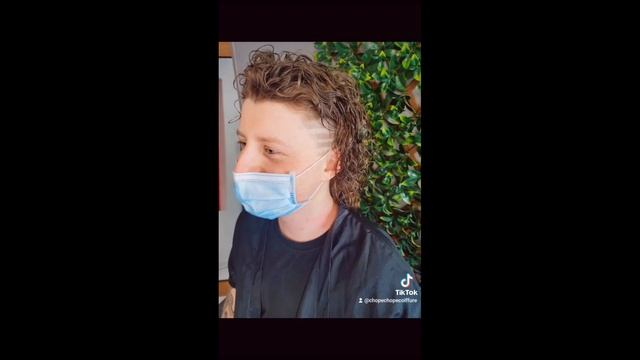 mullet hair curly perm style men смотреть онлайн