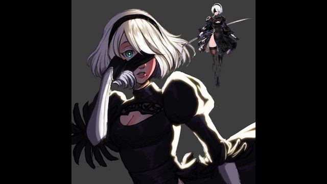 The eyes of 2B || Clip Studio Paint Speedpaint (Nier Automata Fan art) смотреть онлайн