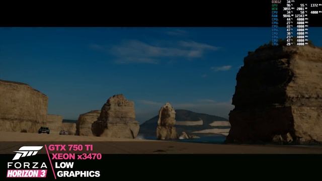 Forza Horizon 3 | Xeon x3470 + GTX 750 Ti | Gameplay| Frame Rate Test [1080p] смотреть онлайн