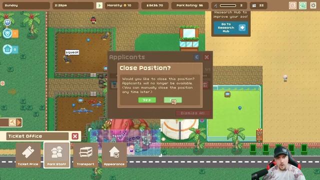 A Night at the Museum | Let's Build A Zoo: Dinosaur Island DLC | Episode 2 смотреть онлайн