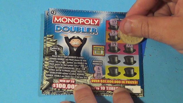 SOOD 1043: FIVE $2 MONOPOLY DOUBLER Florida Lottery Scratch Tickets смотреть онлайн
