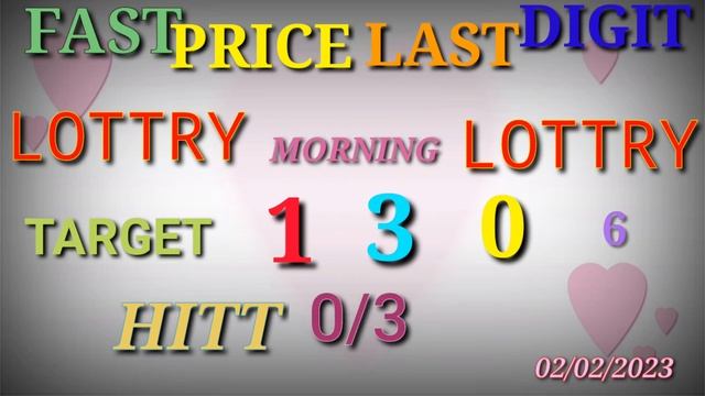 Fast Prize Last Digit 02/02/2023 Dear Lottery Target. Nagaland Lottery Today Morning Day Evening смотреть онлайн