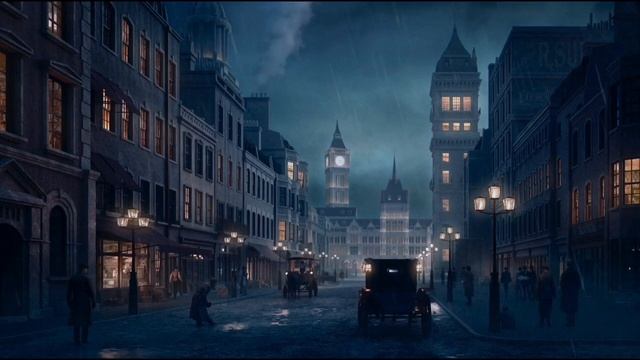 Victorian London Thunderstorm .mp4