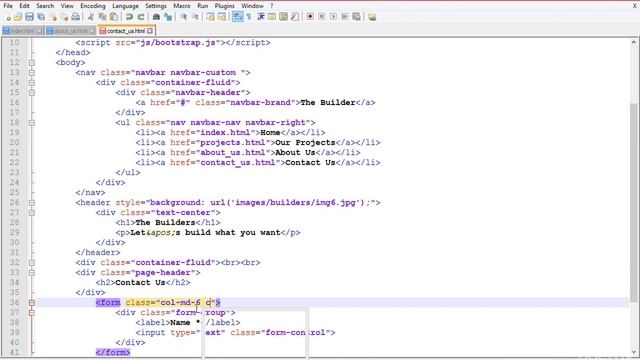 The Complete Bootstrap Project Creating the Contact Us Page, Learn Bootstrap Bootstrap3 , Bootstrap смотреть онлайн