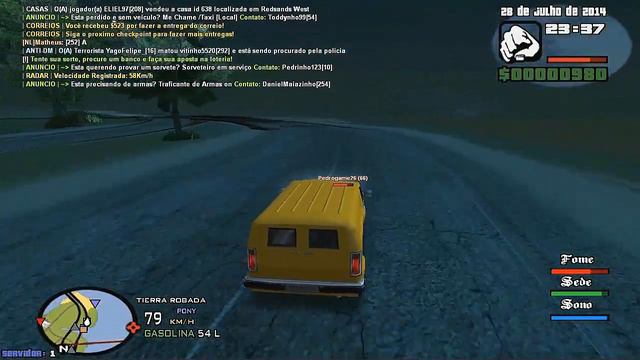 GTA San Andreas SAMP RPG #25 - Correios É Vida & Marcos Arretado смотреть онлайн