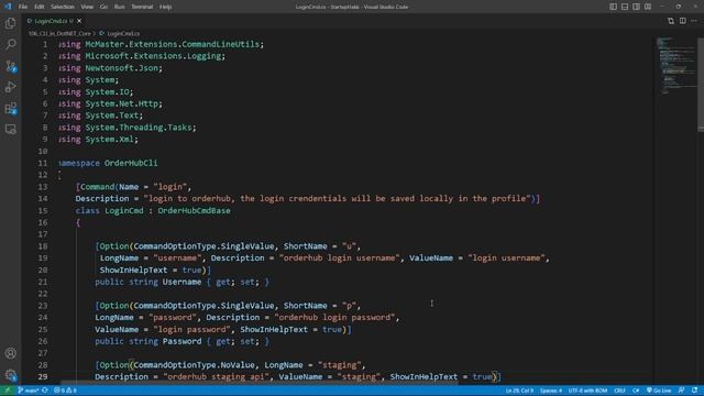 Develop a Command Line Interface(CLI) Program with .NET Core | HOW TO - Code Samples смотреть онлайн