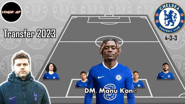 CHELSEA POTENTIAL LINE UP WITH TRANSFER NICOLAS JACKSON & KONE UNDER MAURICIO POCHETTINO | RUMOUR смотреть онлайн