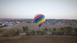 Утренний полёт | Воздушный шар Smile | 25.09.2020 | 4K