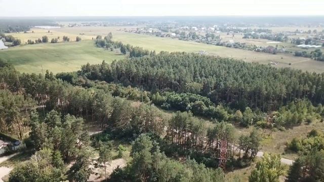 Мальовничі краєвиди біля Черкас. Свидівок з неба, санаторій "Світанок" смотреть онлайн