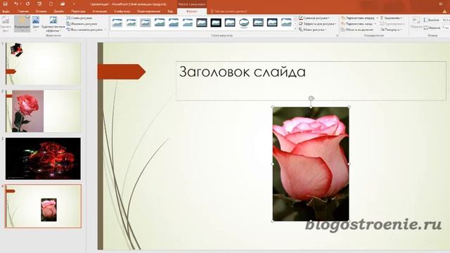 Как вставить анимированную картинку на слайд смотреть онлайн
