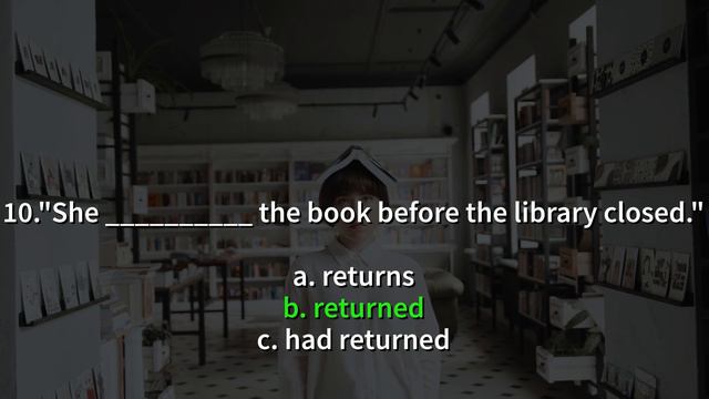 English Past Perfect Tense Quiz смотреть онлайн