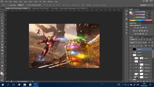 Avengers: Infinity War | Battle On Titan | Photoshop Manipulation смотреть онлайн