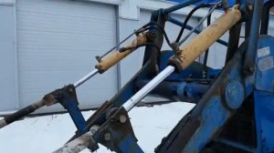 Поворотный снеговой отвал  на МТЗ