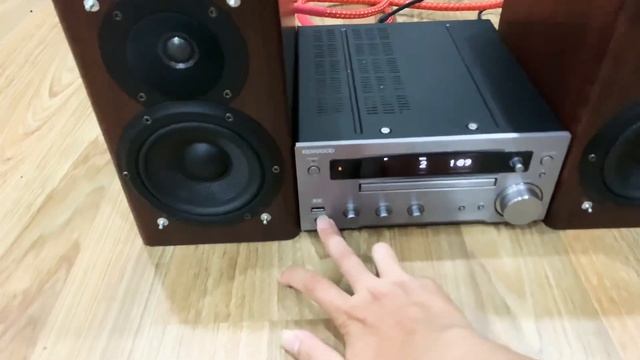 Đánh giá Kenwood K805 đầy đủ các tính năng CD/USB/Quang in/line in,out/Sub out... смотреть онлайн