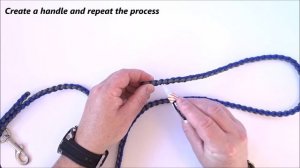 Make a 4 Strand Round Braid Paracord Dog Leash (easy way) - CBYS Paracord Tutorial