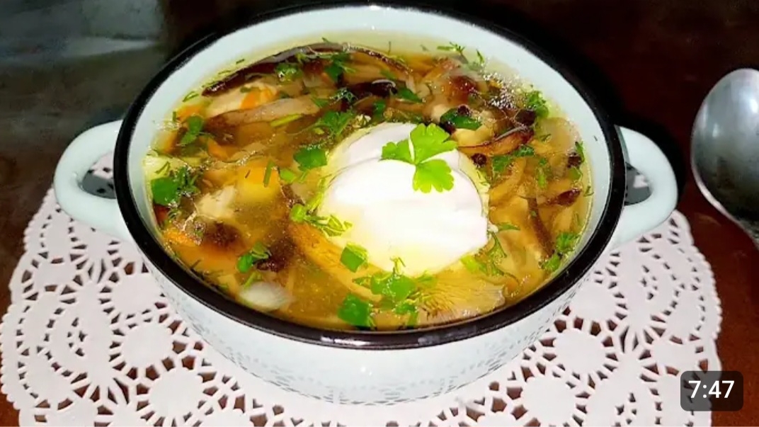 ГРИБНИЦА ИЛИ ПРОЩЕ ГОВОРЯ ГРИБНОЙ СУП.🍄🟫🍄🟫🍄🟫 смотреть онлайн