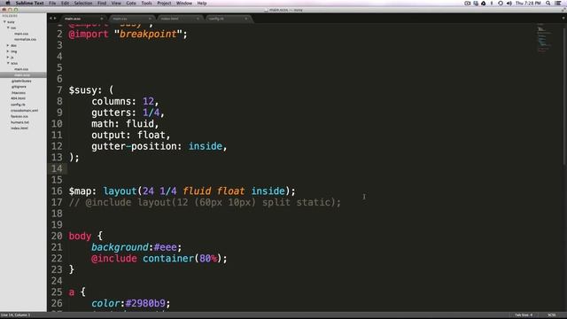 Susy Tutorials #7 - Responsive Grids With Breakpoint смотреть онлайн