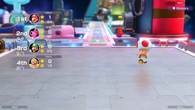 Mario Party Superstars #583 Space Land Mario vs Wario vs Birdo vs Luigi смотреть онлайн
