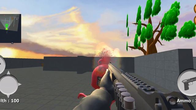 Blue & Red Alien - Fps Shooting Games 3D _ Android GamePlay. #51 смотреть онлайн