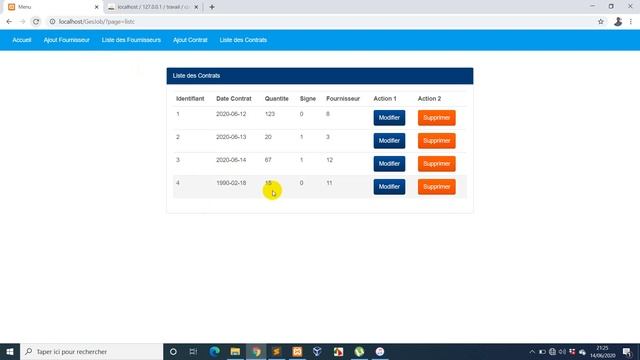 PHP MYSQL(SUITE ET FIN: LISTER, MODIFIER, SUPPRIMER avec CONTRAT):cours7 смотреть онлайн