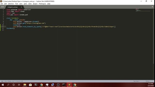 Instagram Automation with Python & Selenium смотреть онлайн