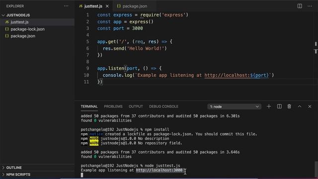 สอน Node.js #02 - npm - วัตถุดิบมาแล้วครับเชฟ (มีแถม npx) смотреть онлайн