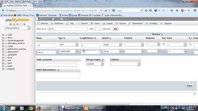 how to create MySQL Database in XAMPP server смотреть онлайн
