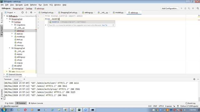 Django tutorials#7 | Admin Panel |Inserting data into MySQL | MS Technologies смотреть онлайн