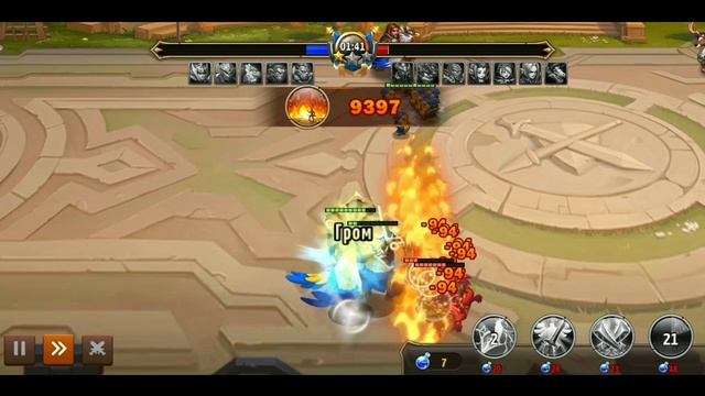 Heroes of Might and Magic.Era of chaos. Прохождение королевской арены. Guide passing the royal aren смотреть онлайн
