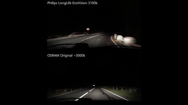 Philips LongLife EcoVision Vs OSRAM Original