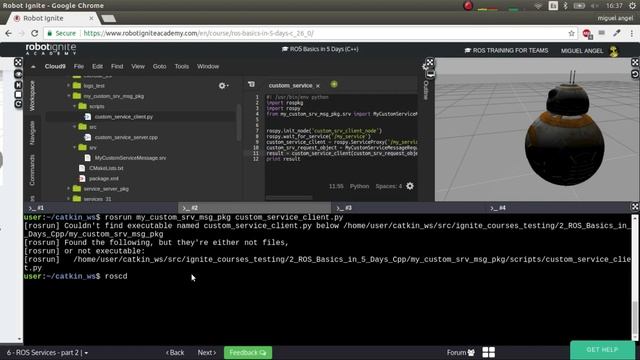 [ROSInOneMinute] Couldn't find executable Solved смотреть онлайн