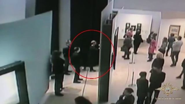 видео похищения картины Куинджи из Третьяковкской галереи смотреть онлайн